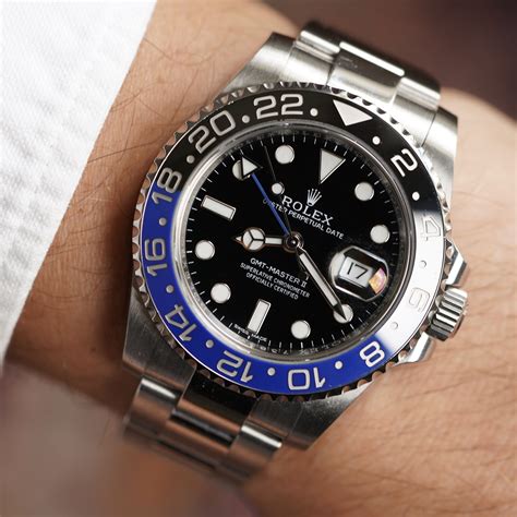 rolex gmt master ii batman thickness|rolex gmt master ii review.